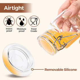 ComSaf collapsible funnel included for spill-free filling during prep.