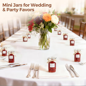 ComSaf dishwasher-safe glass jars paired with lids for easy cleaning.