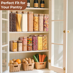 ComSaf pantry container for pasta and dry goods in a slim footprint.