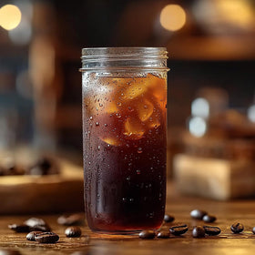ComSaf sun tea brew jar ready for refreshing iced beverages
