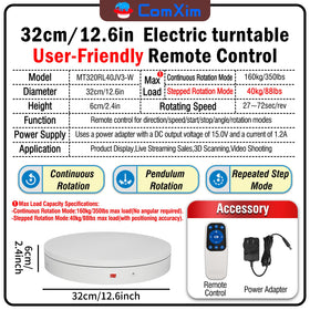 ComXim 12.6-inch platform demonstrates continuous rotation for seamless live videos.
