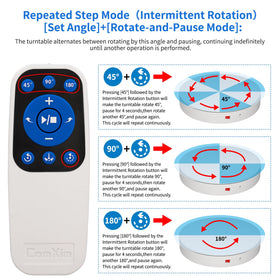 ComXim large-load-capacity platform handles heavy items with quiet, stable rotation.