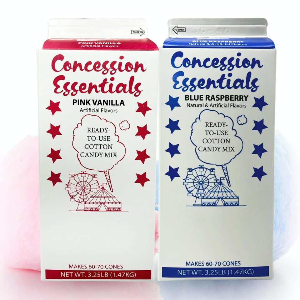 Concession Essentials CE Floss Sugar Blue Raspberry carton for vibrant fair treats
