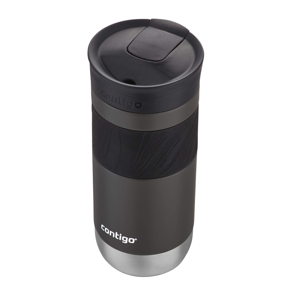 Textured grip on Contigo Byron ensures a secure, comfortable hold.