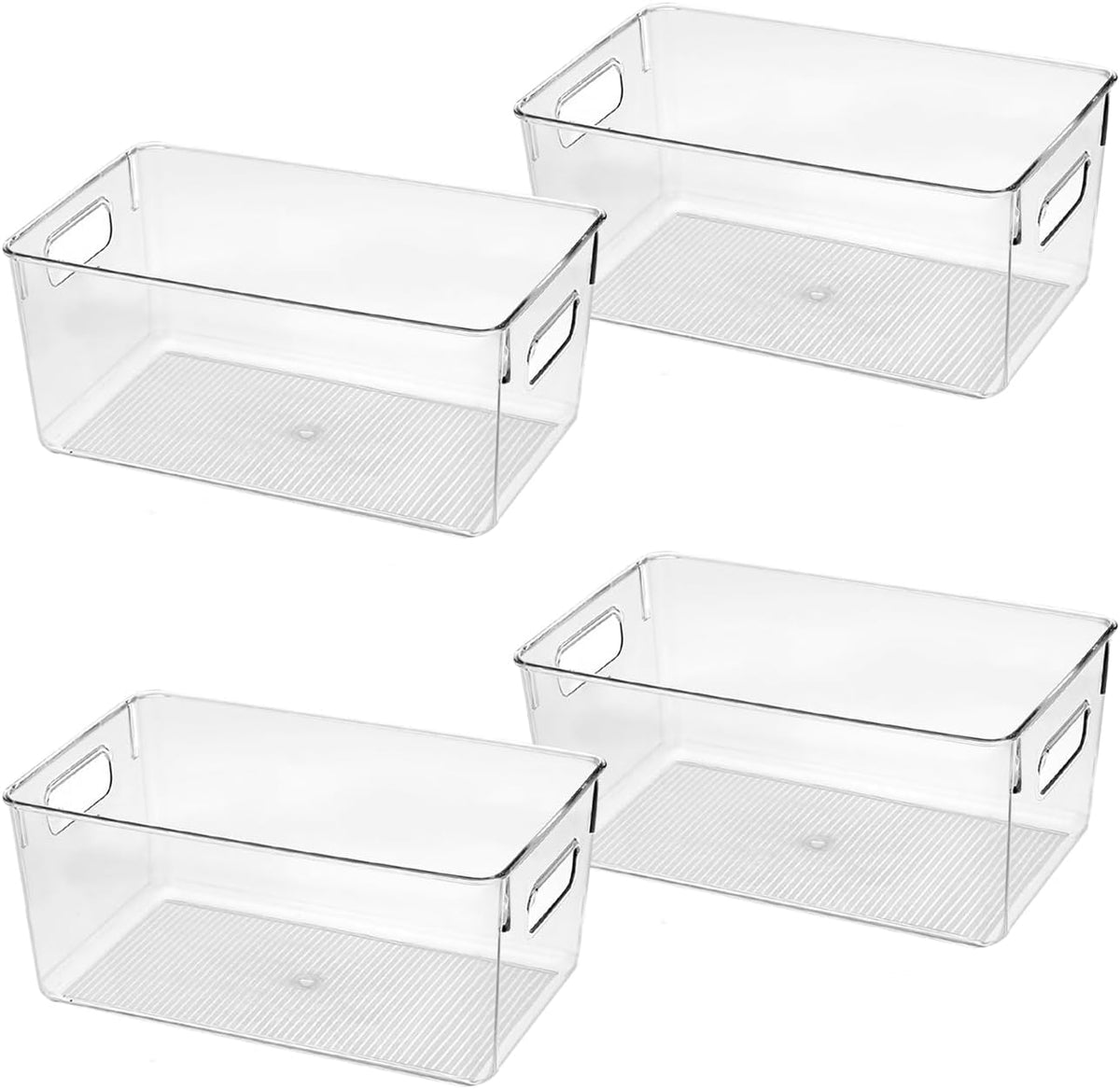 CONTROL KITCHEN clear storage bin ideal for pantry organization and quick content visibility.