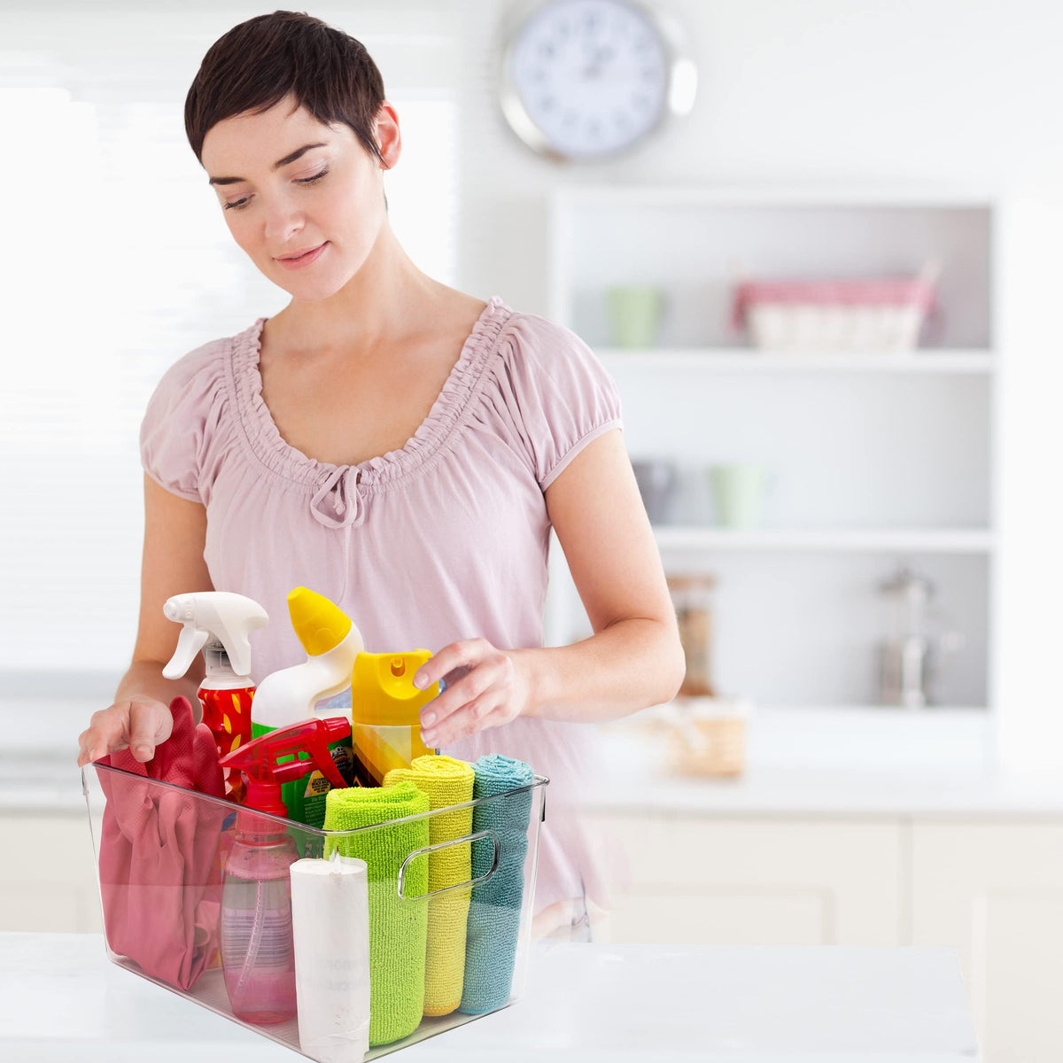 CONTROL KITCHEN heavy-duty BPA-free bin durable for daily cabinet use.