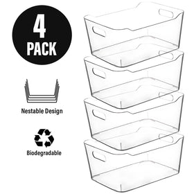 Control Kitchen under-sink storage bin helps tidy cabinets.