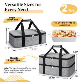 Coobiiya exterior zipper pocket stores utensils and napkins for quick access
