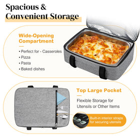 Coobiiya lasagna lugger double-layer extended for extra servings
