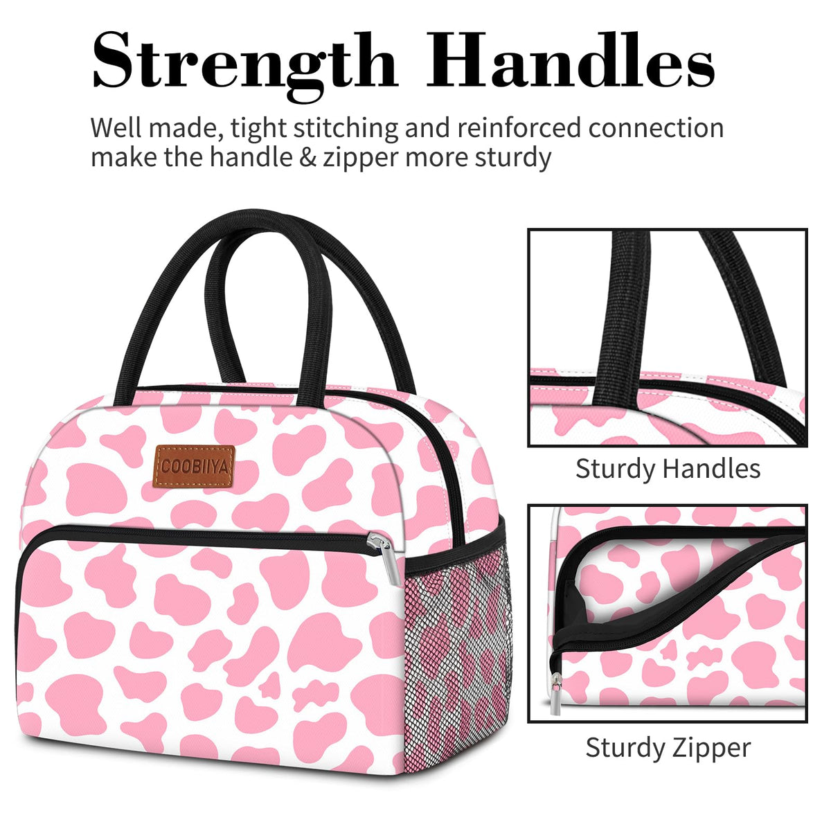 Coobiiya front pocket secures utensils and keys