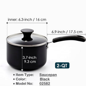 Cook N Home 2-qt bottom shows even heat distribution.