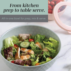 COOK WITH COLOR bowls with tight-fitting lids for secure storage