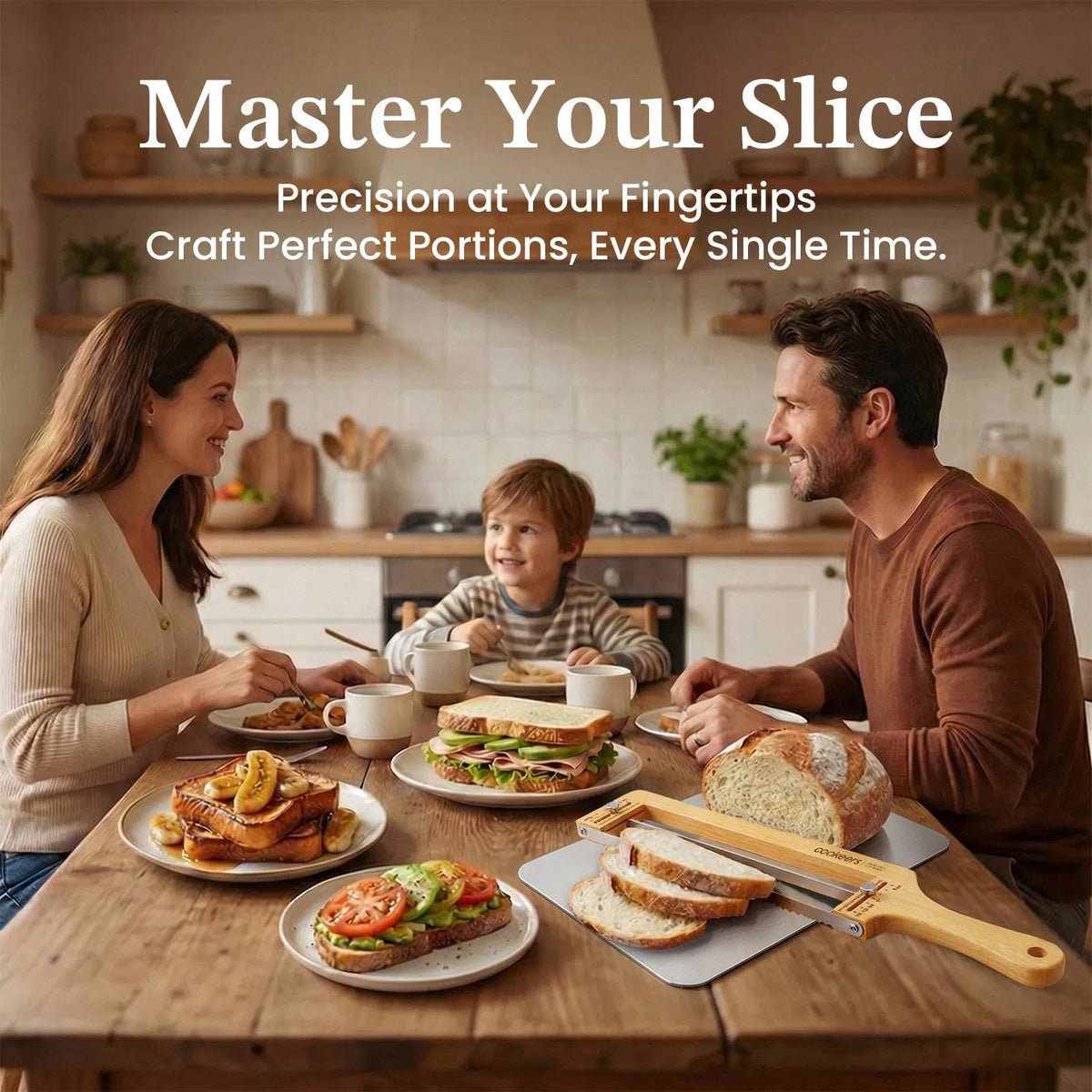 COOKEERS gift-ready package for bread lovers.