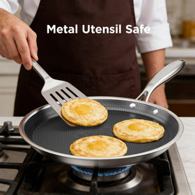 Cooker King griddle non-toxic ceramic coating for healthier cooking