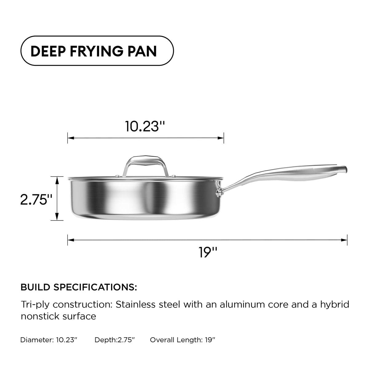 Cooker King dishwasher-safe pan for easy cleanup after meals.