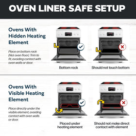 Cooks Innovations reusable liner reduces waste and lasts through many uses.
