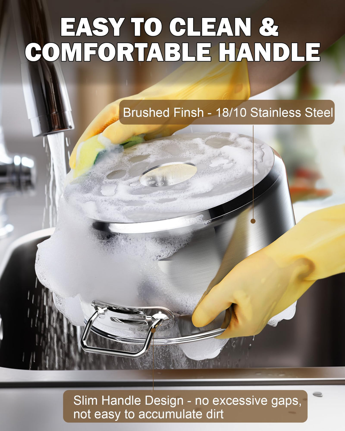 Cooks Standard oven-safe up to 500°F enables versatile finishing