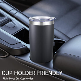 Cool Yoleb fits most car cup holders for on-the-go use.