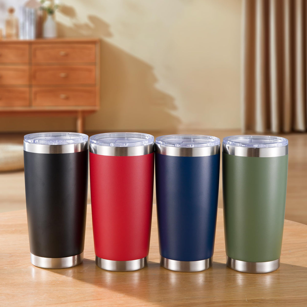 Cool Yoleb 20 oz tumbler spill-resistant-cap highlights safe sealing