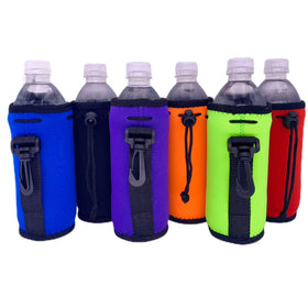 Coolie Junction blank neoprene water bottle cover protects bottle and reduces condensation.