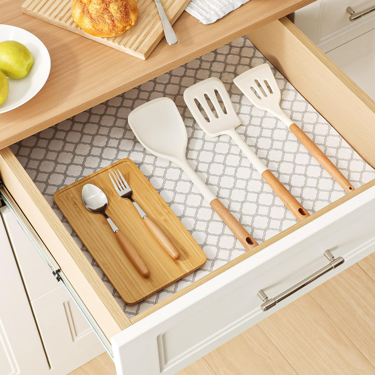 Cooyes BPA-free fridge liners provide food-safe protection.
