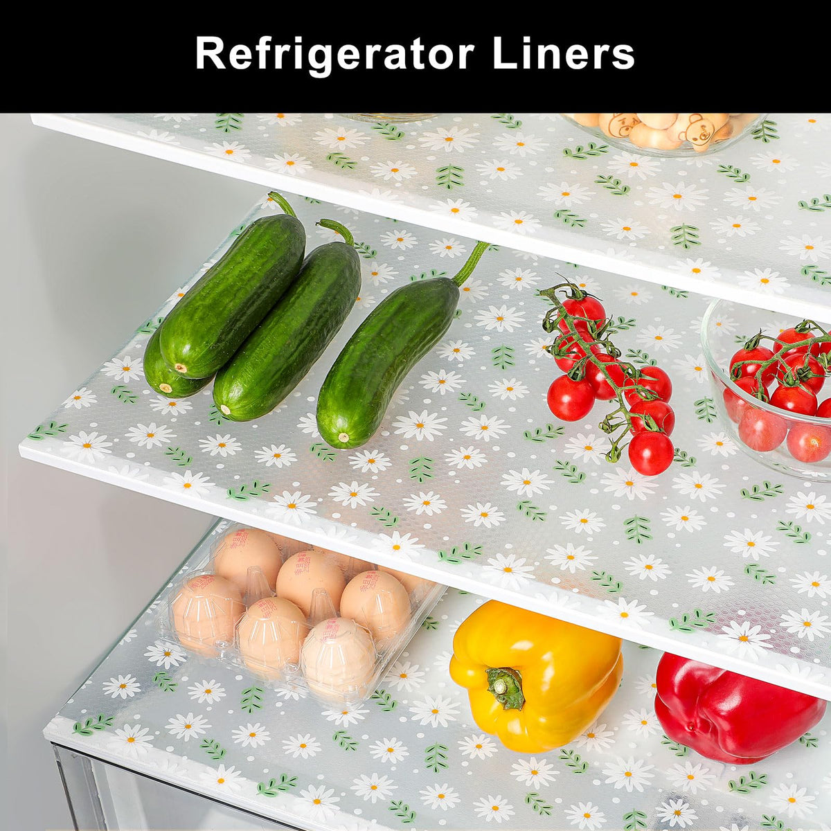 Cooyes Shelf Liner odorless EVA material supports clean storage space.