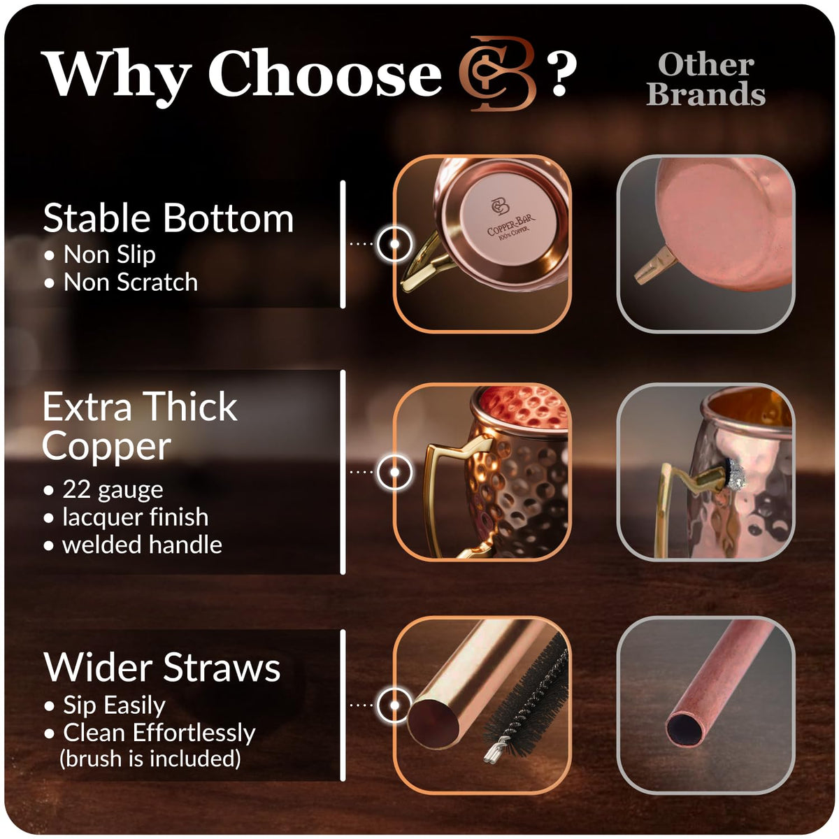 Copper-Bar stirrer and shot glass add cocktail rituals