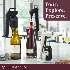 Coravin Pivot Plus aerator attachment ready to accelerate aeration for richer aroma
