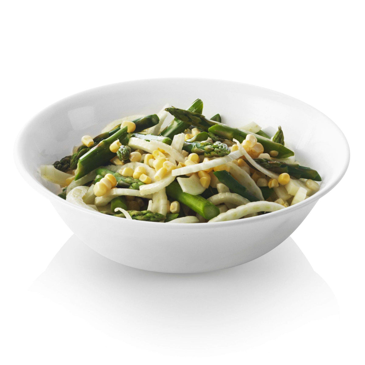 Corelle Livingware 1-quart bowl ideal for salads and sides in Winter Frost White