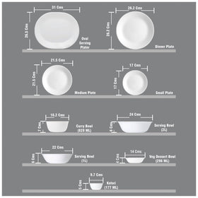 Corelle Livingware Winter Frost White bowl oven safe for warm dishes.