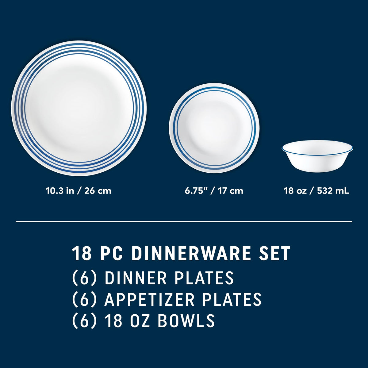Corelle Vitrelle dishwasher-safe and microwave-friendly, convenient for daily use.