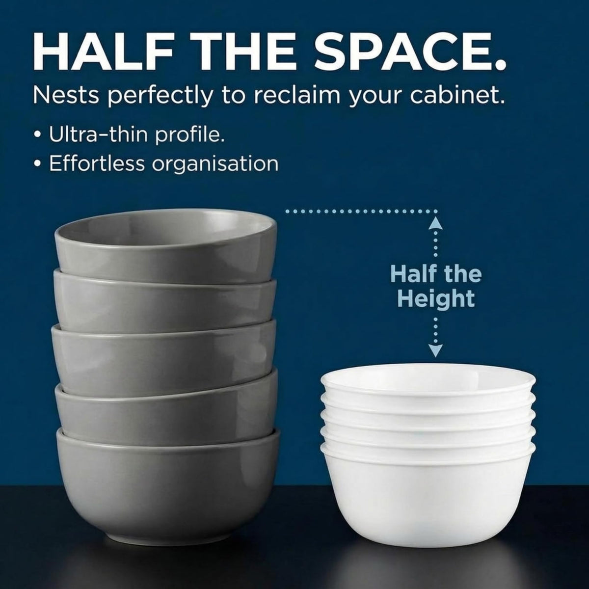 Corelle Vitrelle minimalist table setting enhances modern dining ambience.
