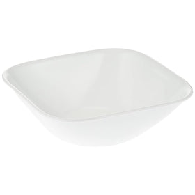 Corelle Vitrelle square bowls 22oz, chip-resistant and easy to clean after meals.