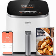 Cosori 9-in-1 TurboBlaze Air Fryer 6 Qt – Smart Control, Even Heating, Cream