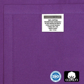 Cotton Craft washable, eco-friendly napkins for reusable dining and reduced waste.