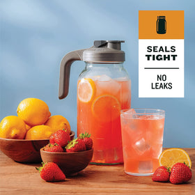 County Line Kitchen cold brew and sun tea storage jar ready for fridge-friendly use.