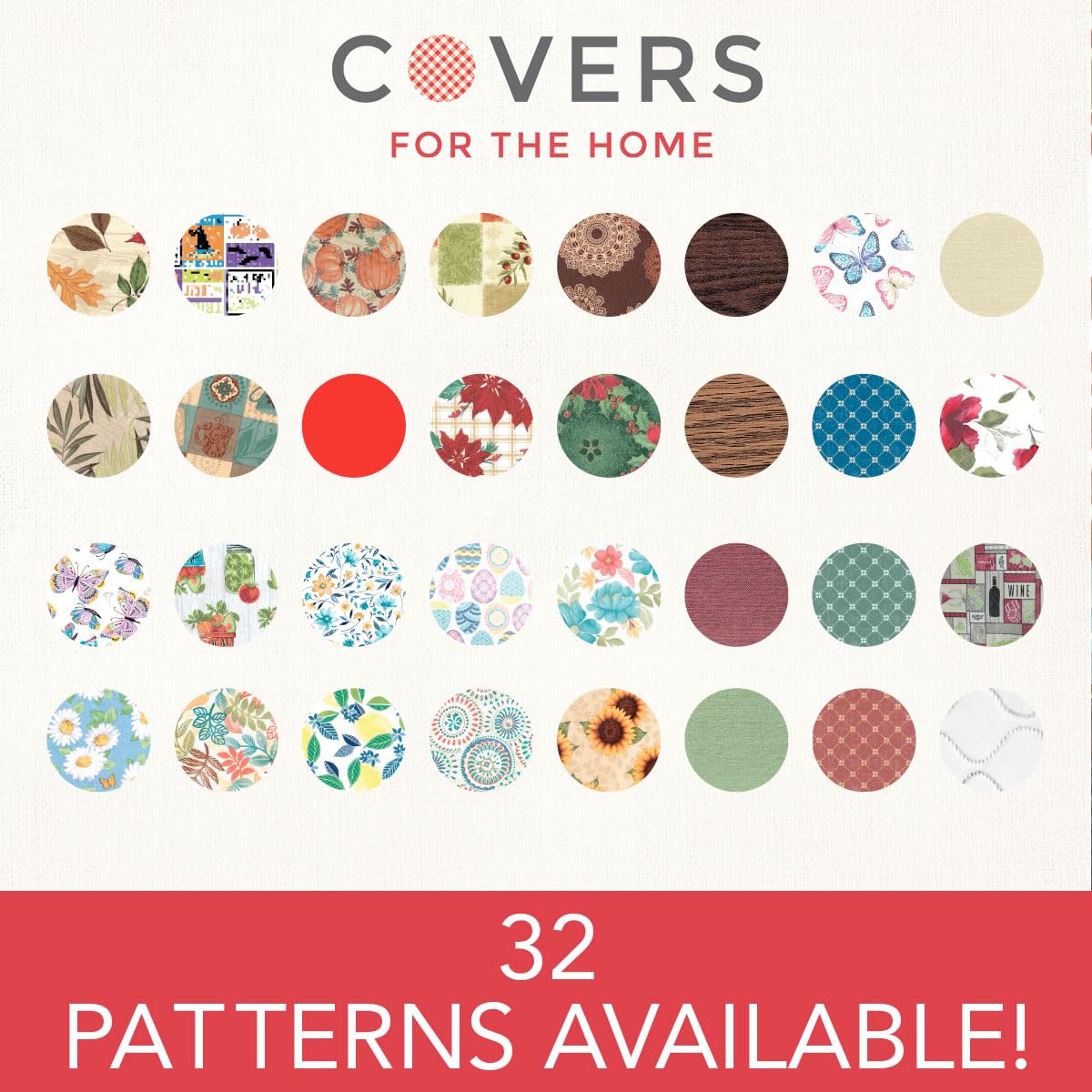 Covers For The Home oval and round fits snugly