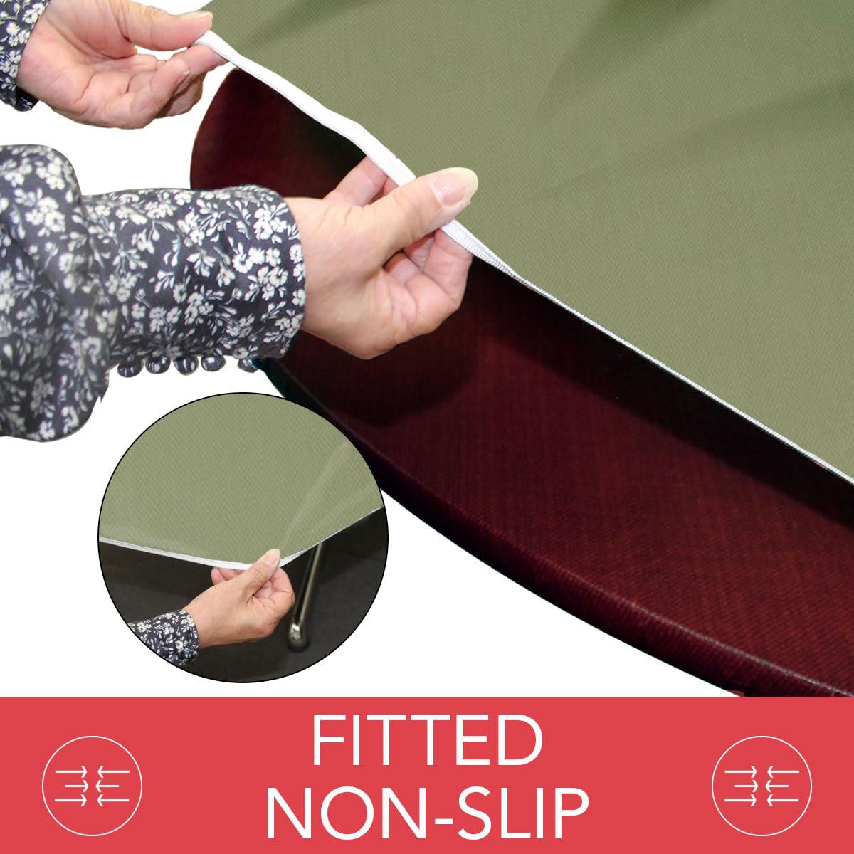 Covers For The Home polyester backing provides soft, durable surface protection