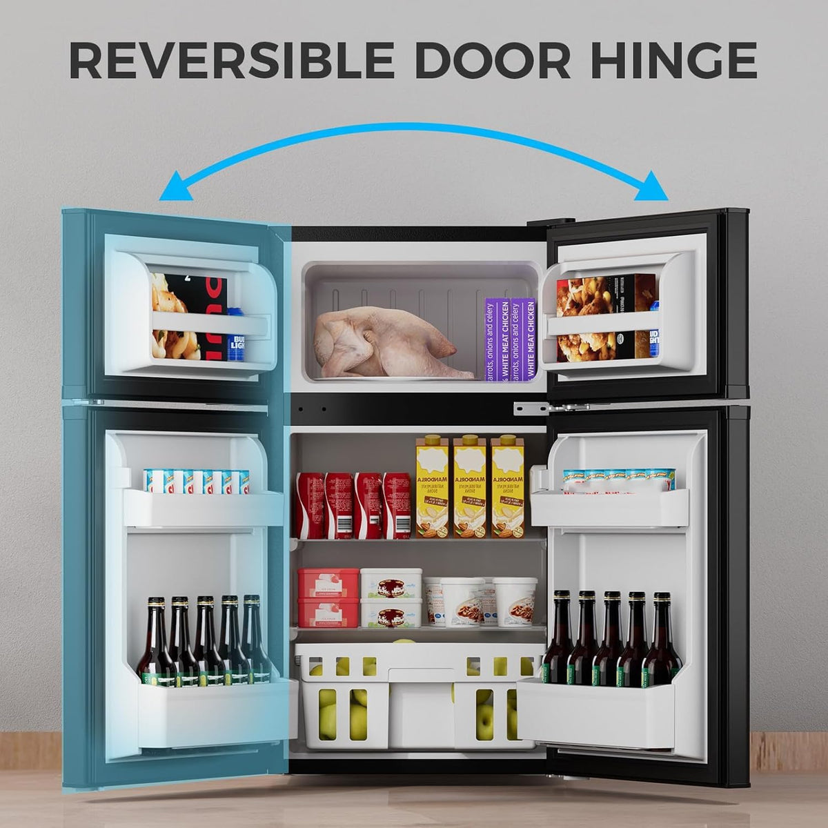 COWSAR ETL-certified compact fridge ensuring safety and reliability
