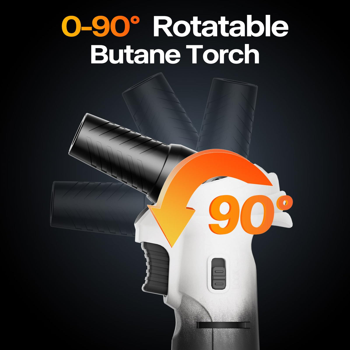 CoYlBod safety lock keeps the torch secure during storage.