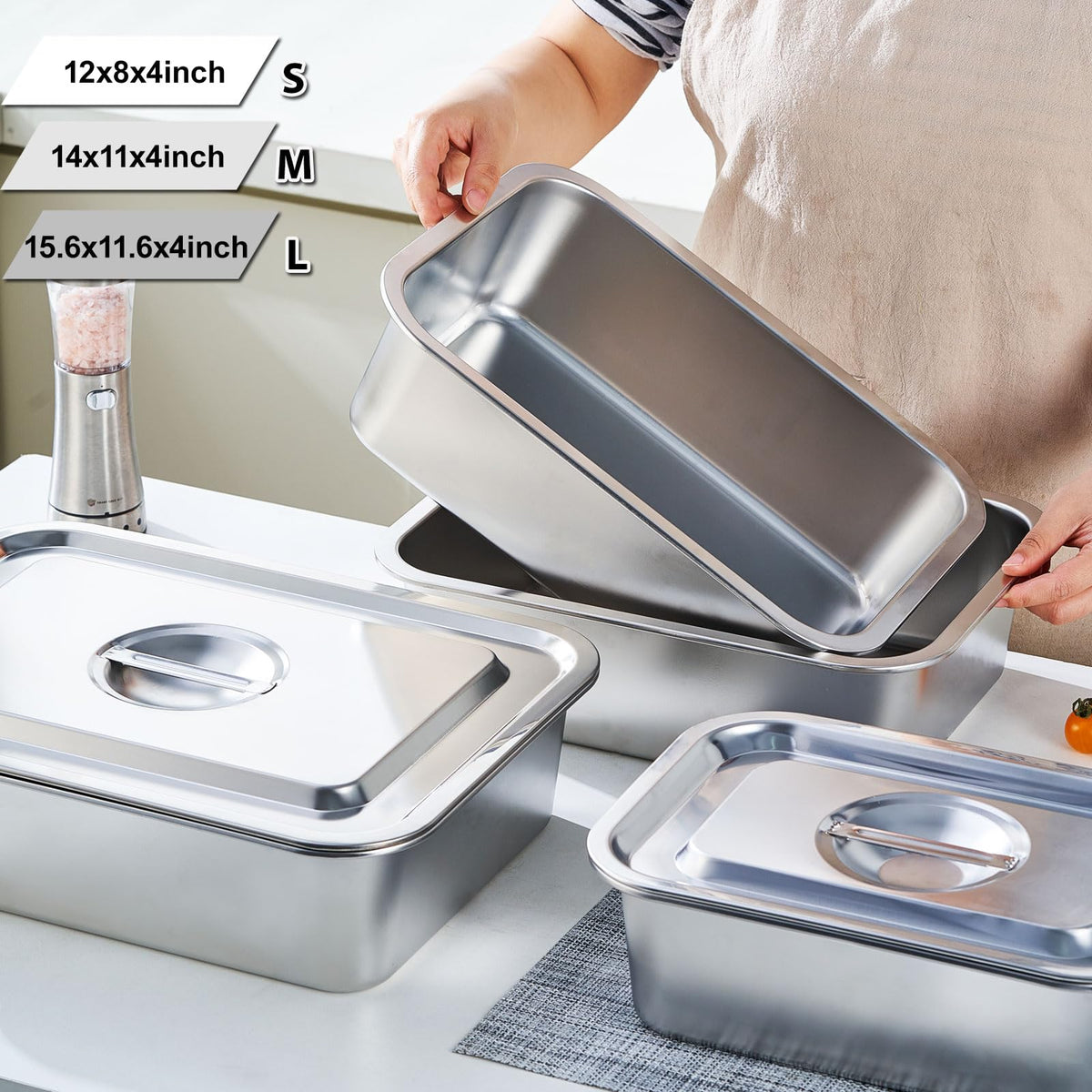 CozyState dishwasher-safe lasagna pan for easy cleanup.