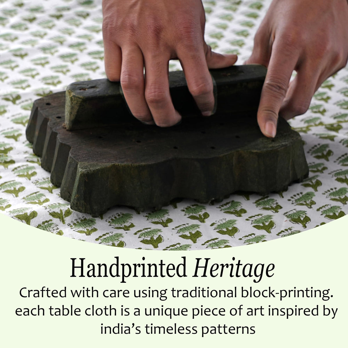 CPC Cotton Print Club outdoor-friendly tablecloth suits barbecues with durable cotton and easy care