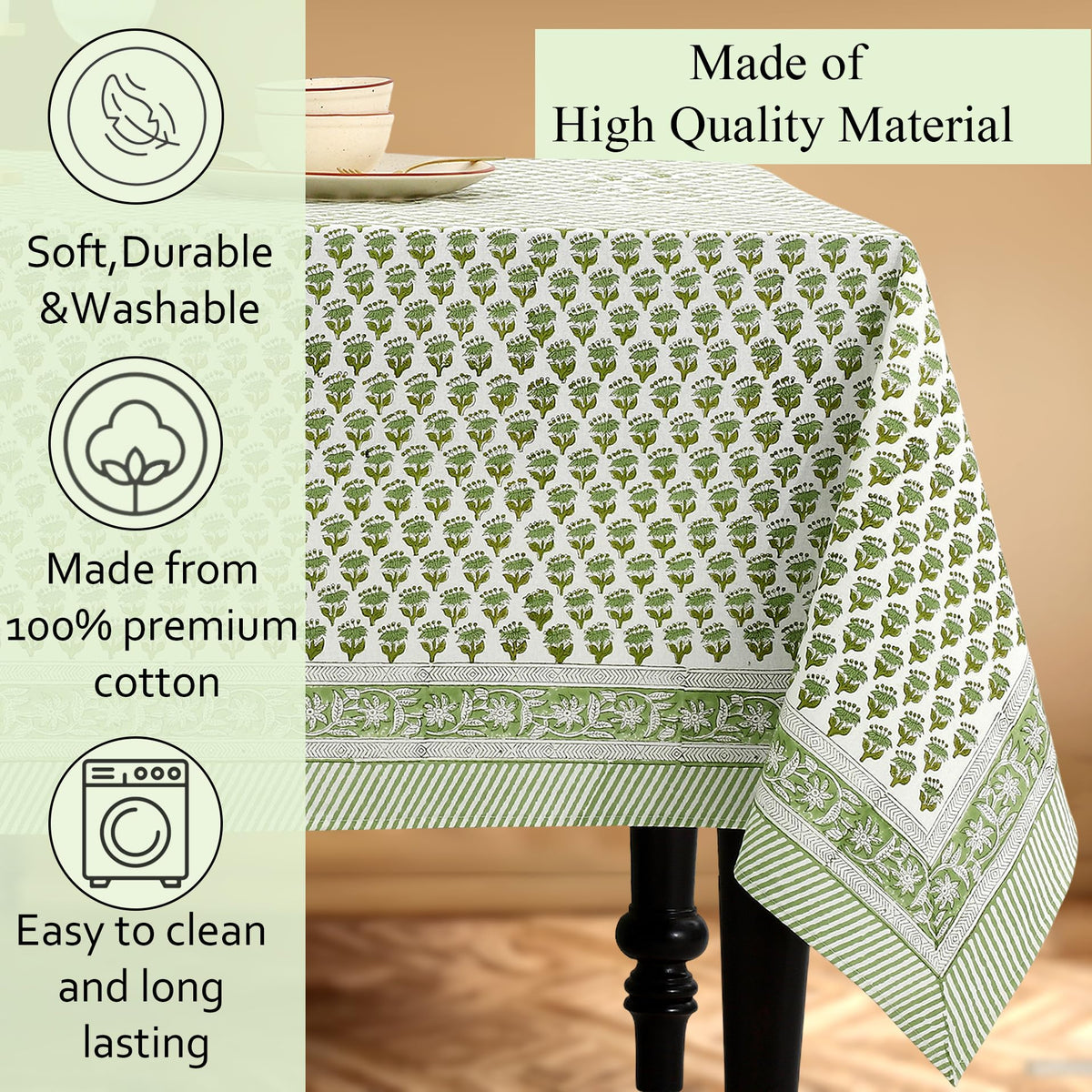 CPC Cotton Print Club coordinated napkins and placemats enhance table cohesion