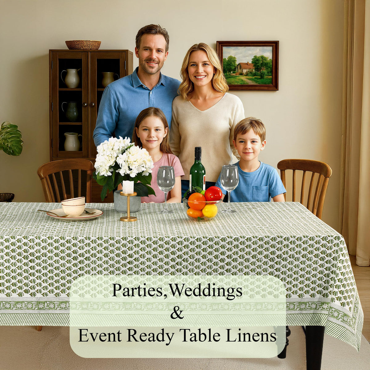 CPC Cotton Print Club India-made tablecloth showcases cotton quality and cultural craft