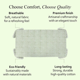 CPC Cotton Print Club machine-washable tablecloth stays fresh after frequent entertaining