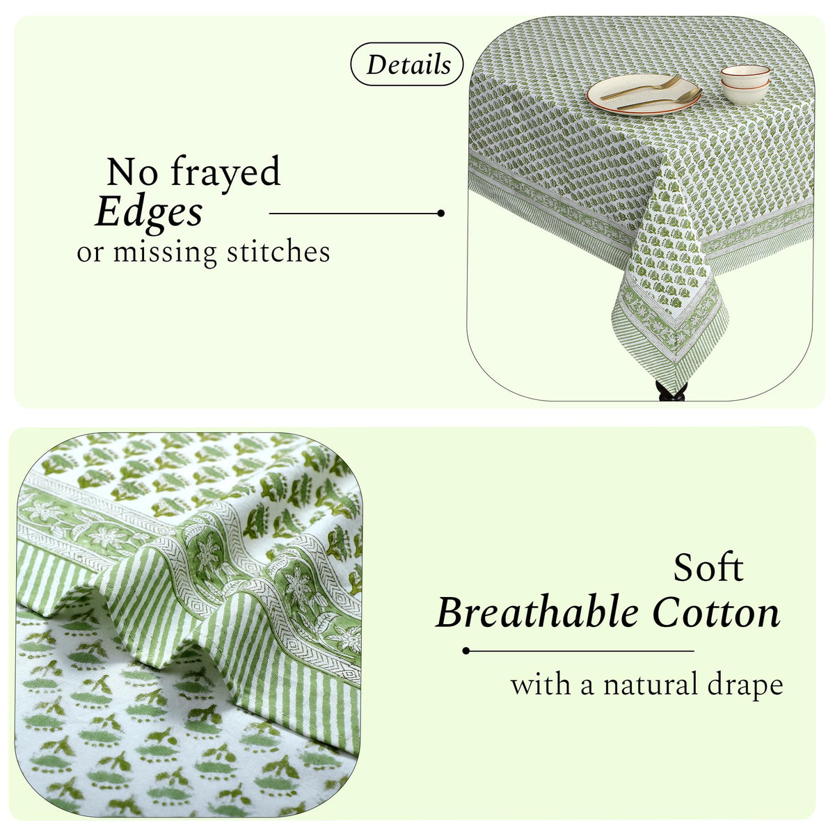CPC Cotton Print Club emerald green design serves as a vibrant wedding or spring focal point
