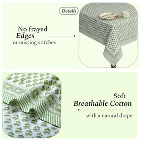 CPC Cotton Print Club emerald green design serves as a vibrant wedding or spring focal point