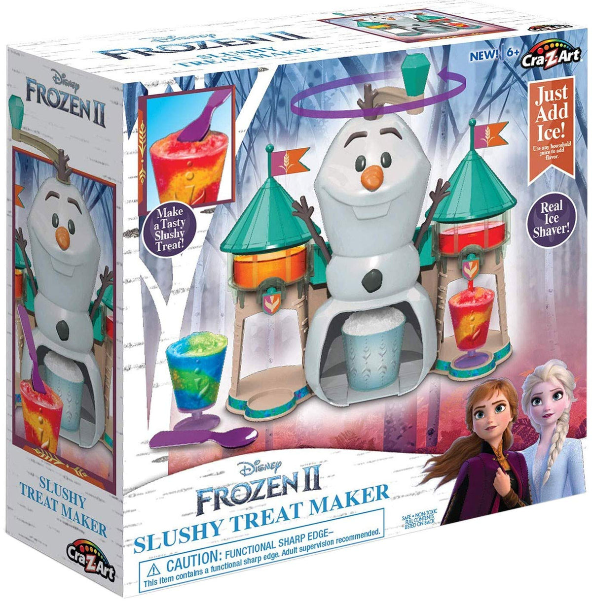 Cra-Z-Art Disney Frozen II Olaf slushy unit ideal for at-home treats