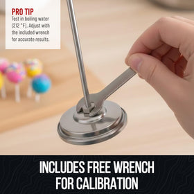 Craft911 8-inch stem provides quick, accurate temperature checks.