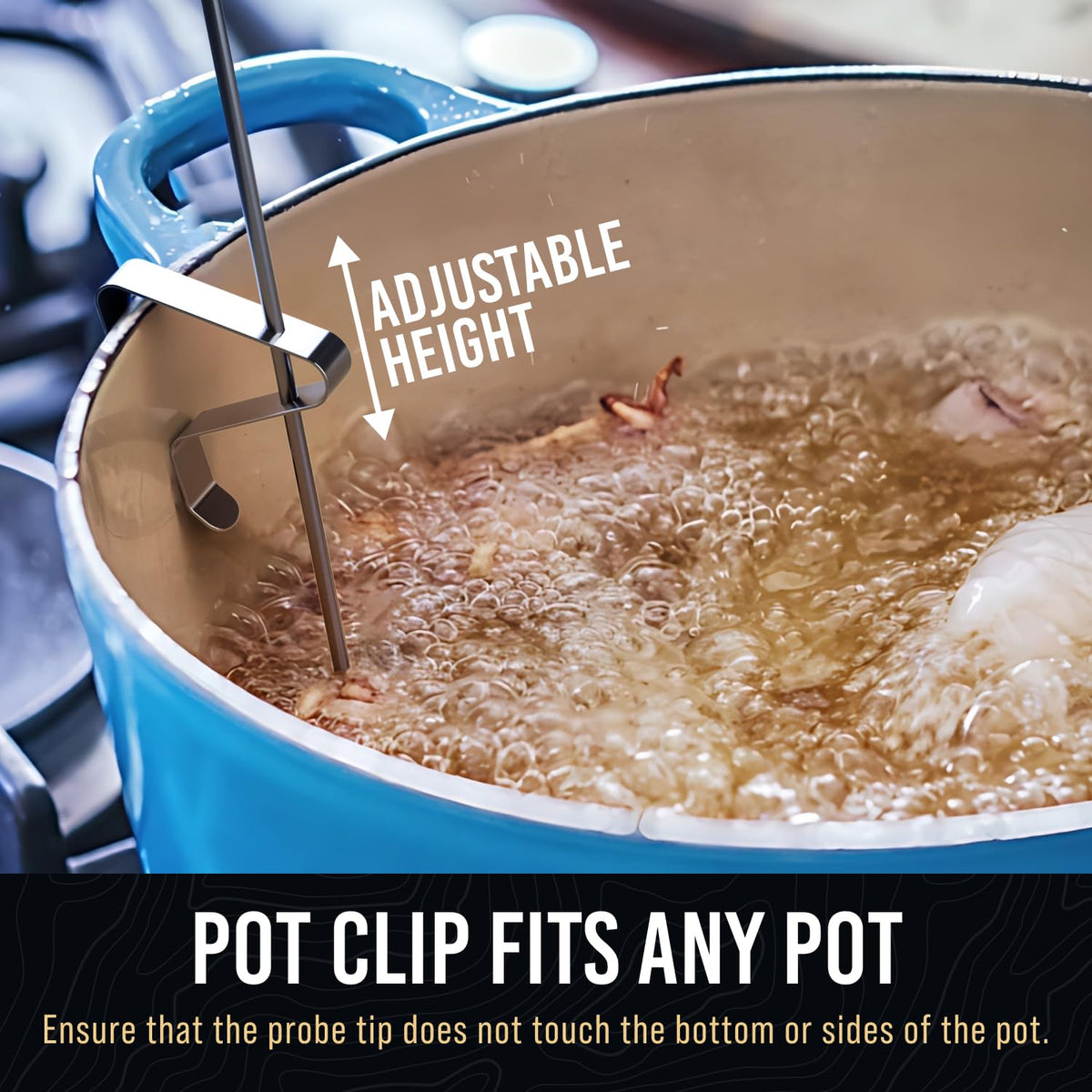 Craft911 stainless steel probe withstands high temps for reliable readings.